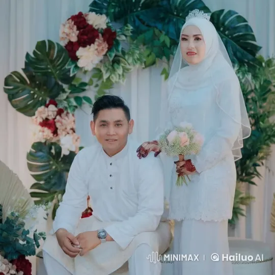 Wedding Attire Kung Fu Combat Over Decorated Backdrop – AI Generated Video | Hailuo AI