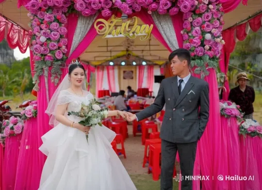 Wedding Kungfu: Bride and Groom's Martial Arts Display – AI Generated Video | Hailuo AI