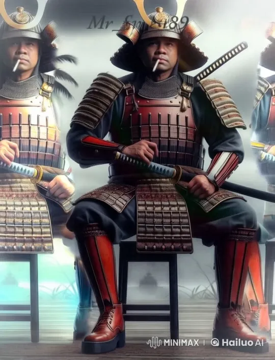 Live2D Samurai: Sword Drawing and Martial Grace – AI Generated Video | Hailuo AI