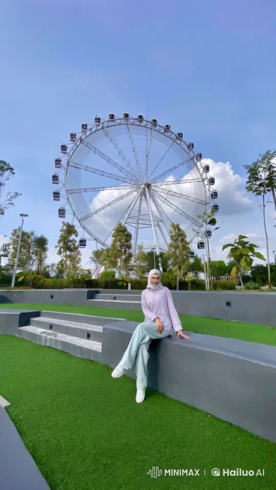 Girl Ascends with Golden Wings in Peaceful Park Scene – AI Generated Video | Hailuo AI