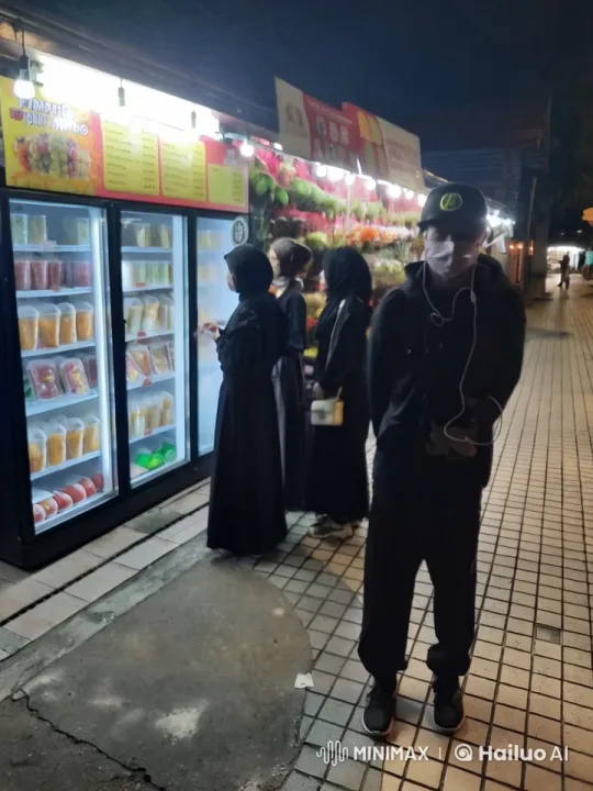 Night Market Martial Arts Performance with Super Saiyan Flair – AI Generated Video | Hailuo AI