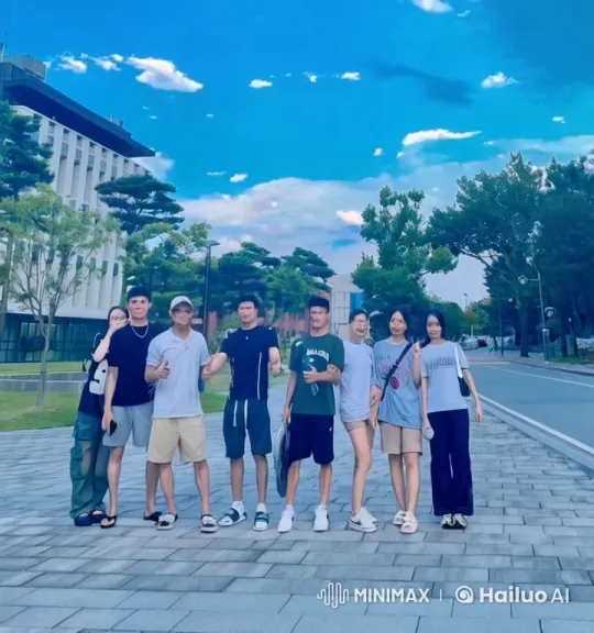 Friends Engage in Energetic Kungfu Fight in Urban Park – AI Generated Video | Hailuo AI