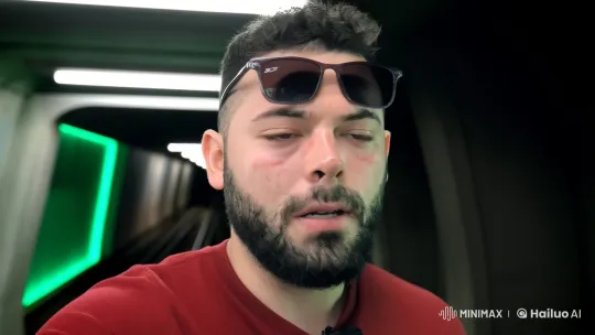 Alien Light and 2000s Quality in Subway Scene – AI Generated Video | Hailuo AI