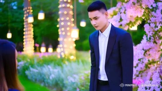Formal Proposal in a Serene Garden Setting – AI Generated Video | Hailuo AI