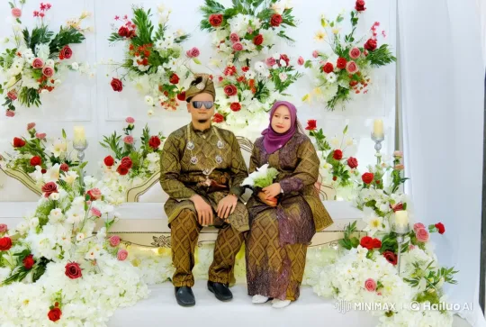 Traditional Attire Kungfu Duel in Floral Setting – AI Generated Video | Hailuo AI