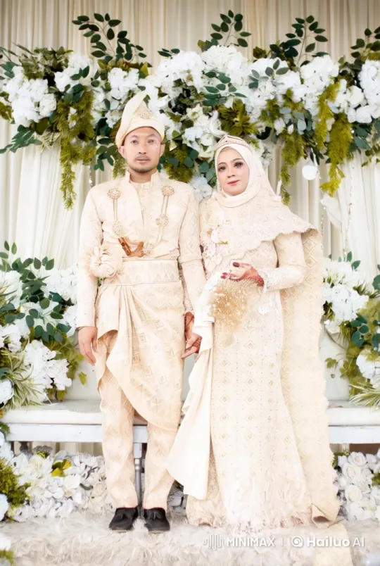 Wedding Couple Showcases Martial Arts Skills in Floral Setting – AI Generated Video | Hailuo AI