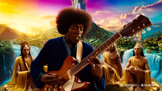 Hendrix Enthralls Gods in Celestial Performance – AI Generated Video | Hailuo AI