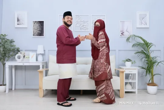Intense Maroon-clad Couple's Martial Arts Showdown – AI Generated Video | Hailuo AI