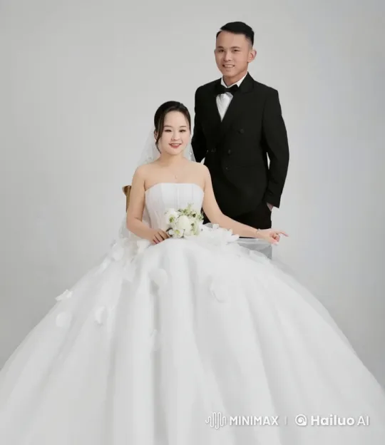 Wedding Couple's Impressive Kung Fu Fight Scene – AI Generated Video | Hailuo AI