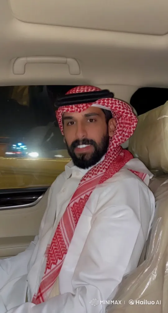 Man Smoking in Car: Nighttime City Reflection – AI Generated Video | Hailuo AI