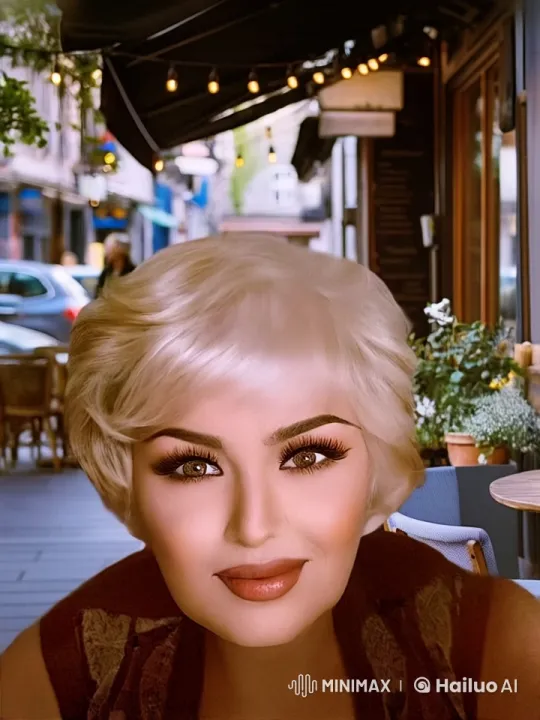 Peaceful Café Scene: Birds Gracefully Land on Person – AI Generated Video | Hailuo AI