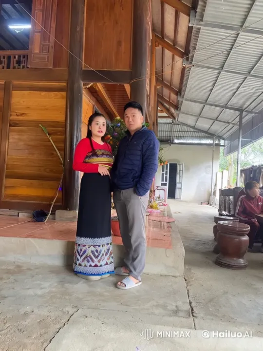 Couple Performs Synchronized Kung Fu in Traditional Setting – AI Generated Video | Hailuo AI