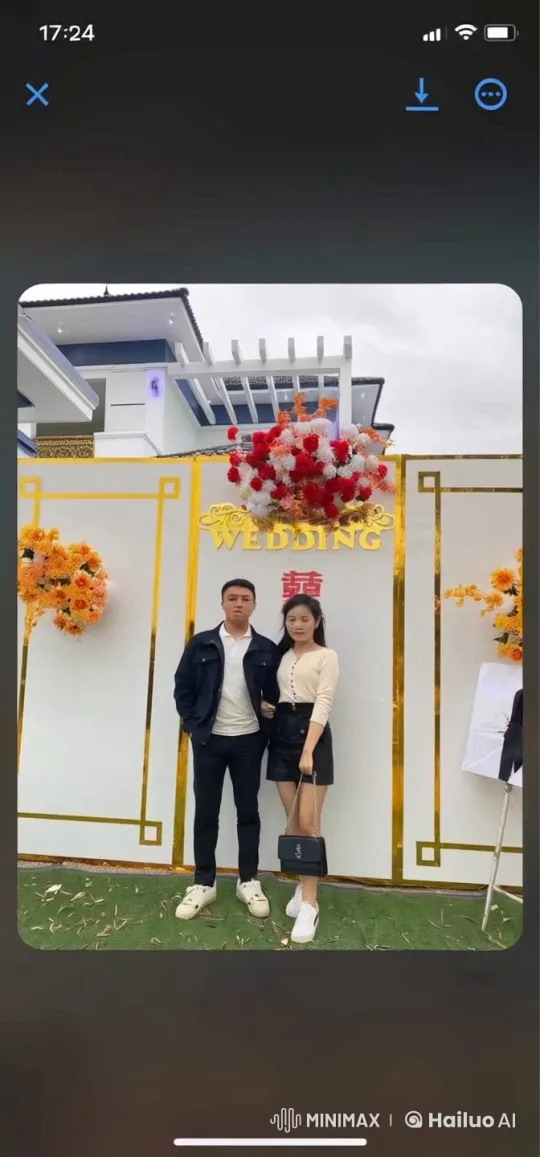 Couple's Intense Kung Fu Sparring at Wedding Scene – AI Generated Video | Hailuo AI
