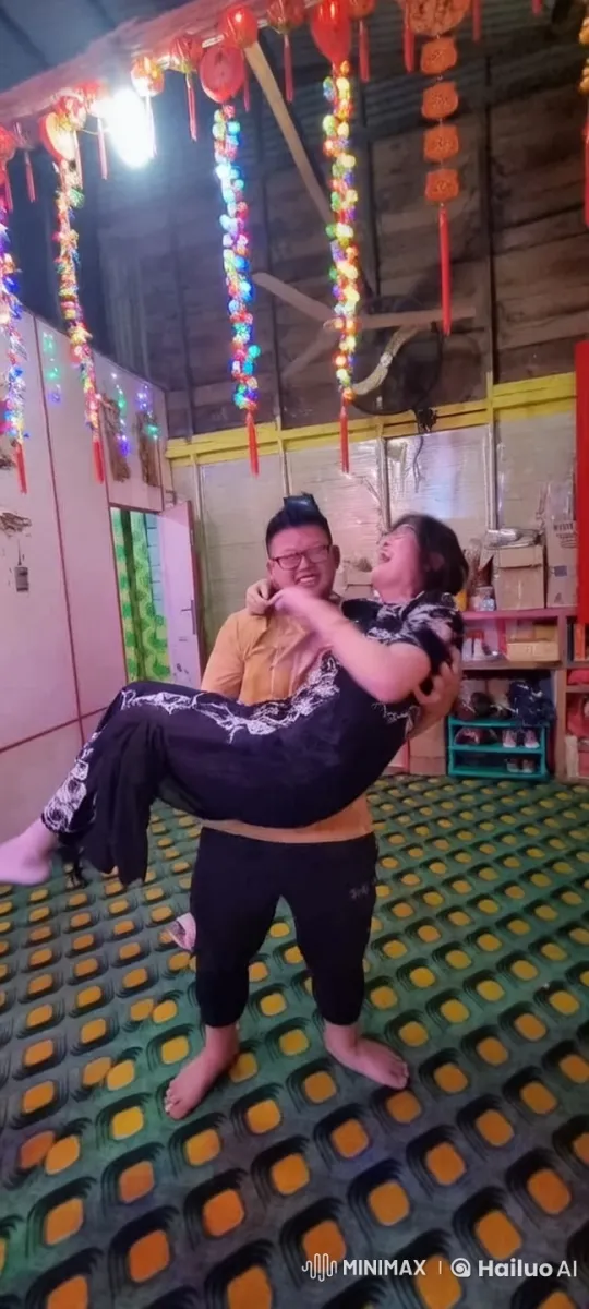 Couple Demonstrates Impressive Kung Fu in Festive Setting – AI Generated Video | Hailuo AI
