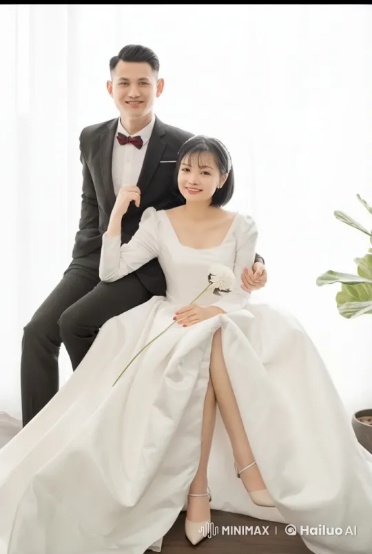 Wedding Couple's Live2D Martial Arts Choreography – AI Generated Video | Hailuo AI