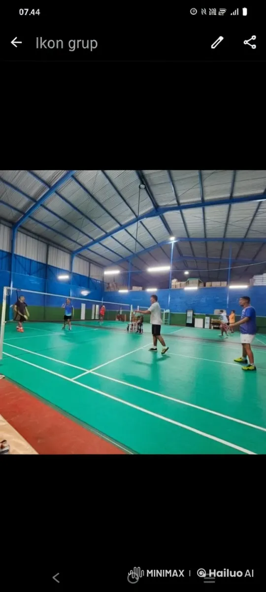 Badminton Court Transforms into Intense Kung Fu Battle – AI Generated Video | Hailuo AI