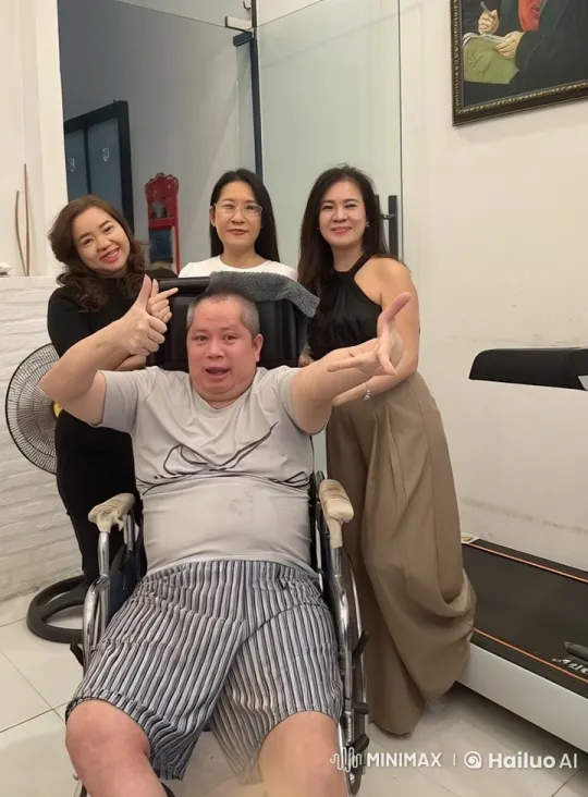 Playful Interactions Among Group in Wheelchair – AI Generated Video | Hailuo AI