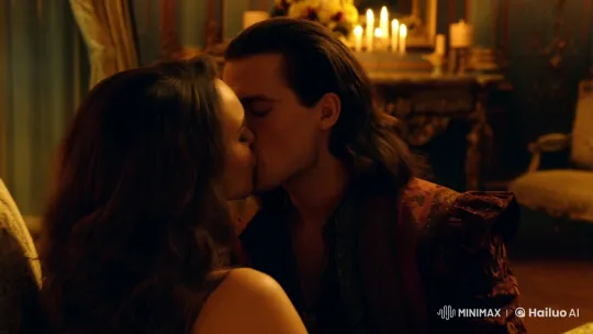 Intimate Embrace: A Study of Passionate Romance – AI Generated Video | Hailuo AI