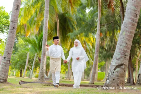 Couple Combines Romance and Kung Fu in Tropical Paradise – AI Generated Video | Hailuo AI