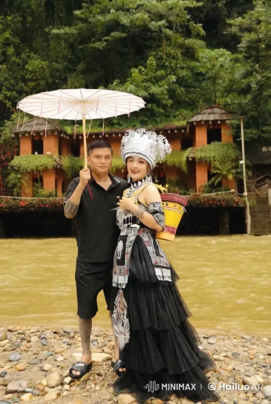 Traditional Attire Martial Arts Scene by River – AI Generated Video | Hailuo AI