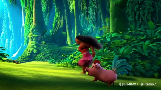 Moana's Quest: Ancestral Artifacts and Maui's Encounter – AI Generated Video | Hailuo AI