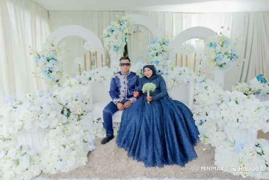 Elegant Couple Engages in Thrilling Kung Fu Wedding Battle – AI Generated Video | Hailuo AI