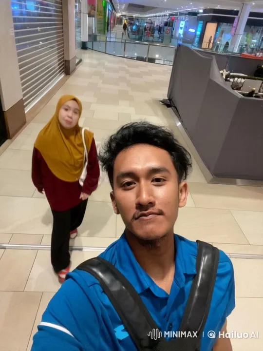 Intense Street Fight in Bustling Shopping Mall – AI Generated Video | Hailuo AI