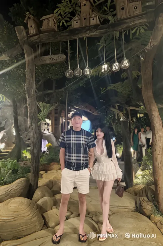 Couple Demonstrates Dynamic Kung Fu in Serene Outdoor Setting – AI Generated Video | Hailuo AI