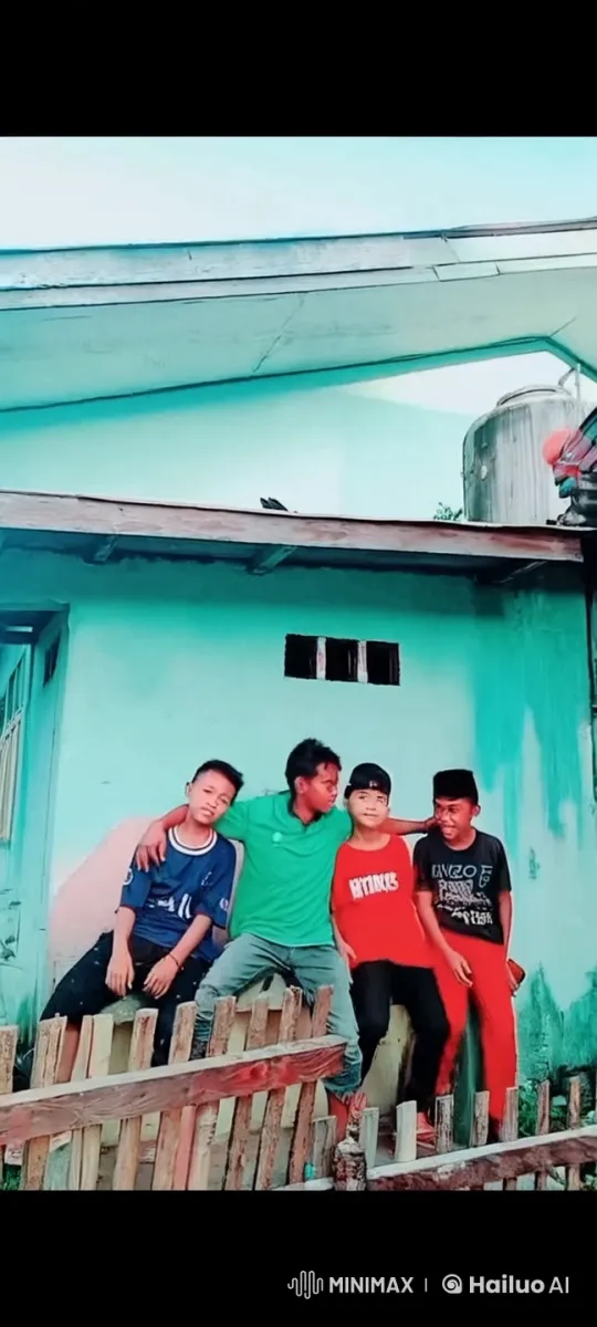 Boys Practicing Kungfu in Residential Setting – AI Generated Video | Hailuo AI