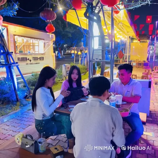 Friendship and Fun: Playful Fight in Festive Ambiance – AI Generated Video | Hailuo AI