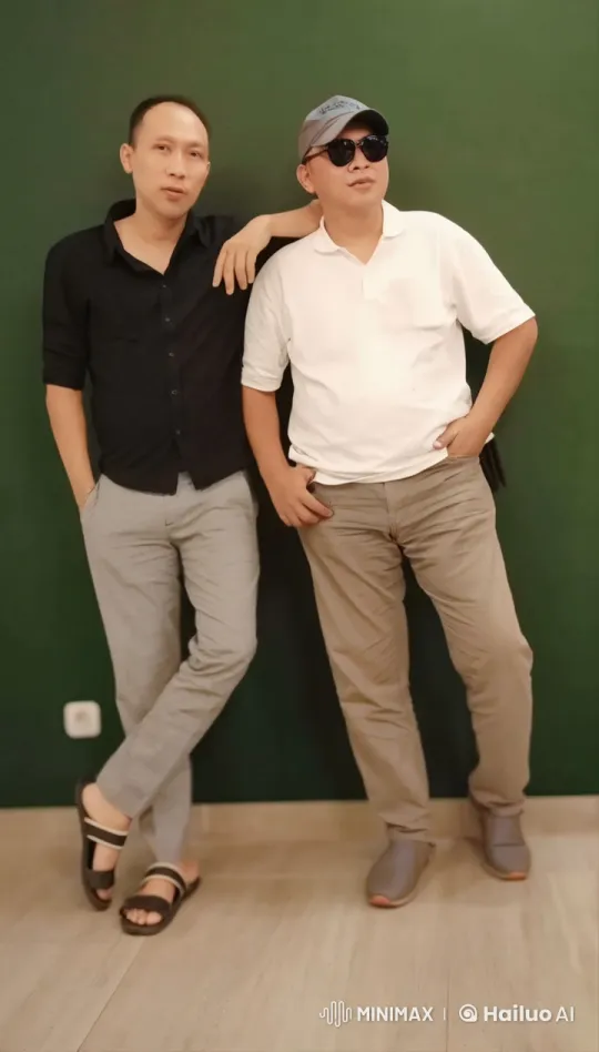Martial Arts Exchange: Two Men in Kungfu Sparring – AI Generated Video | Hailuo AI