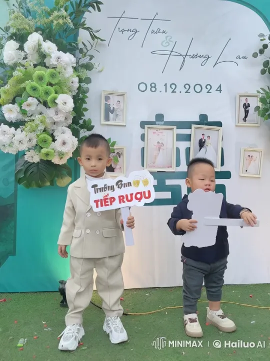 Children's Playful Kungfu Display at Wedding Setting – AI Generated Video | Hailuo AI