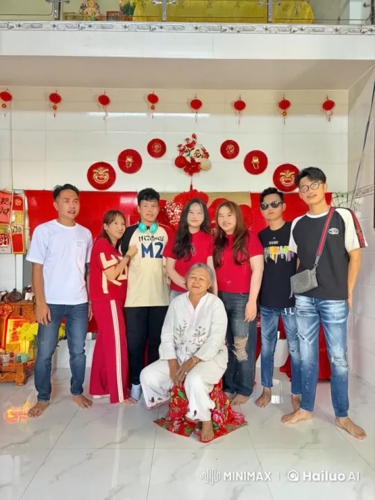 Festive Family Celebration with Energetic Dance Moves – AI Generated Video | Hailuo AI