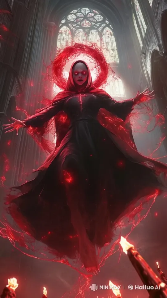 Transformation of a Crimson Figure into a Golden-Winged Angel – AI Generated Video | Hailuo AI