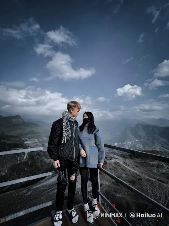 Martial Artists Display Skills in Mountainous Landscape – AI Generated Video | Hailuo AI