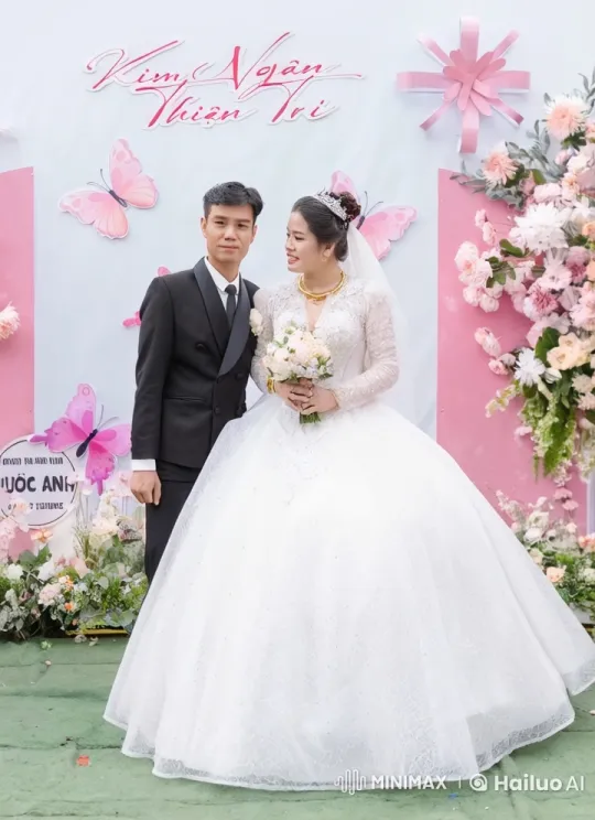 Wedding Couple's Impressive Kungfu Display – AI Generated Video | Hailuo AI
