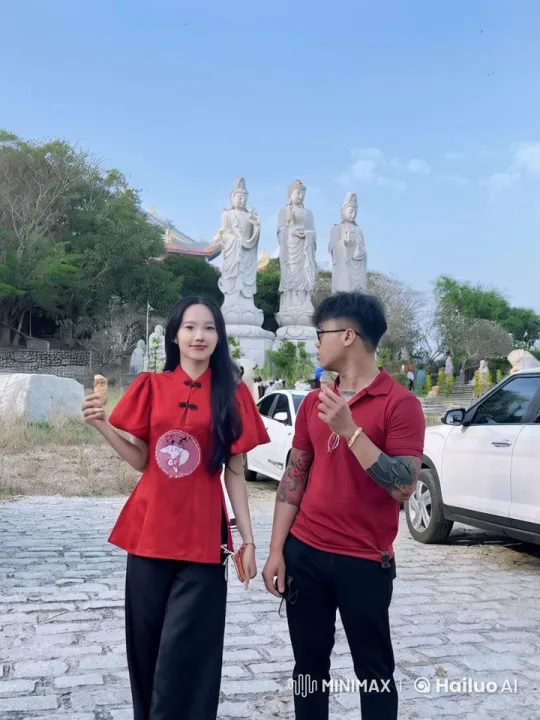 Couple Performs Synchronized Martial Arts in Scenic Setting – AI Generated Video | Hailuo AI