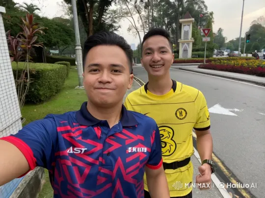 Young Men Display Kungfu Skills in Lush Outdoor Setting – AI Generated Video | Hailuo AI