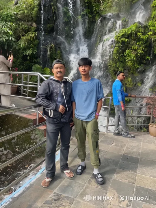 Kung Fu Practitioners Showcase Skills by Waterfall – AI Generated Video | Hailuo AI