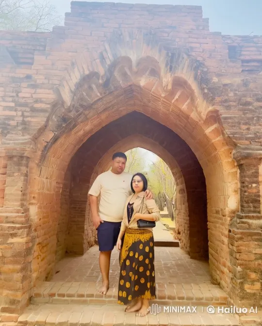 Couple Transforms into Martial Artists in Historic Setting – AI Generated Video | Hailuo AI