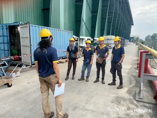 Construction Workers Perform Synchronized Kung Fu – AI Generated Video | Hailuo AI