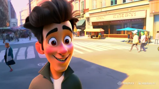 Young Man Explores City and Finds Solace in Books – AI Generated Video | Hailuo AI