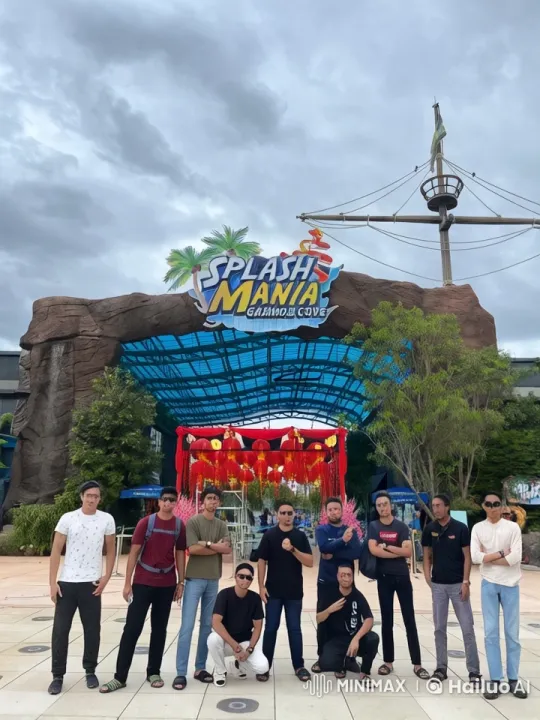 Live2D Muay Thai Display at Splash Mania Gamuda Cove – AI Generated Video | Hailuo AI