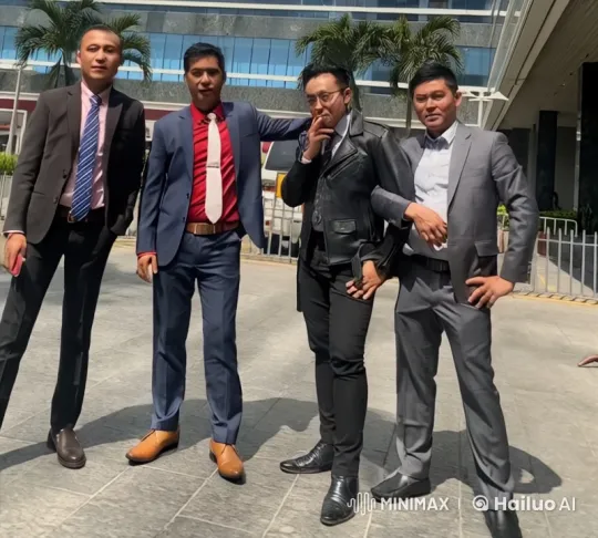 Formal Men Display Martial Arts Skills – AI Generated Video | Hailuo AI