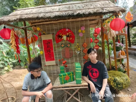 Festive Outdoor Martial Arts Performance – AI Generated Video | Hailuo AI