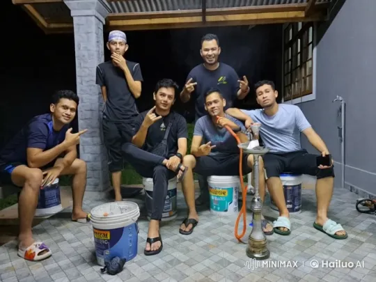 Friends Engage in Playful Combat in Outdoor Setting – AI Generated Video | Hailuo AI