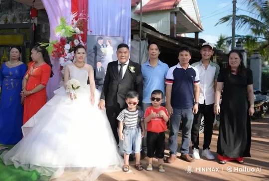 Joyous Wedding Celebration in Outdoor Setting – AI Generated Video | Hailuo AI