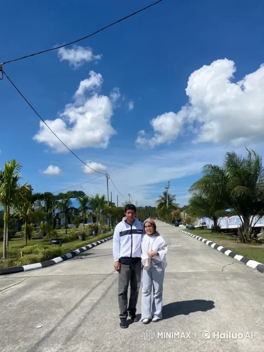 Kung Fu Fight on a Paved Road with Palm Trees – AI Generated Video | Hailuo AI