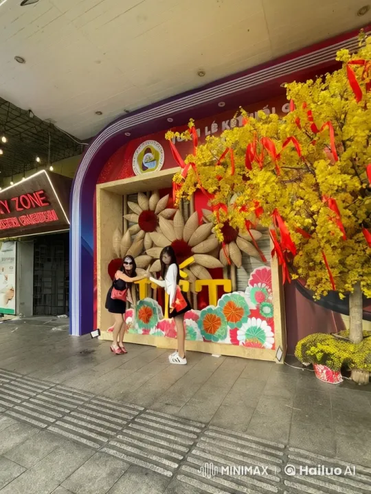 Festive Kung Fu Fight Between Two Girls – AI Generated Video | Hailuo AI