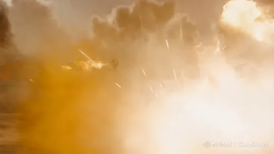 Soldier's High-Speed Run Through a Chaotic Battlefield – AI Generated Video | Hailuo AI